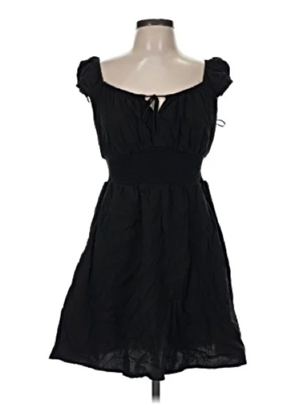 Old Navy Black Smocked Sundress